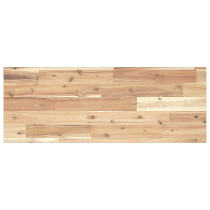 Svävande hylla 100x30x2 cm obehandlat massivt akaciaträ