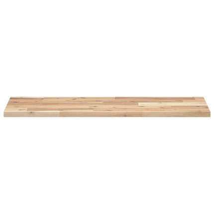 Svävande hylla 100x30x2 cm obehandlat massivt akaciaträ