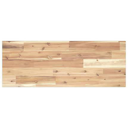 Svävande hyllor 4 st 100x30x2 cm obehandlat massivt akaciaträ