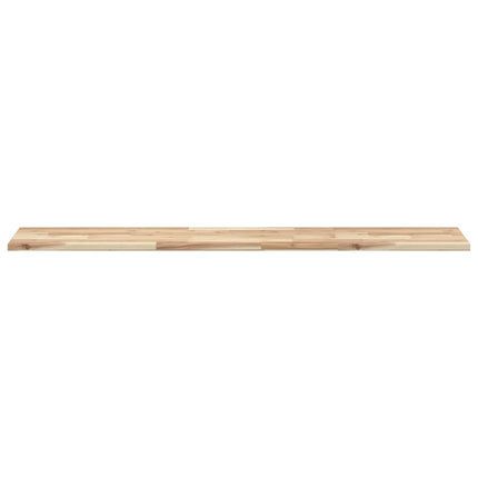 Svävande hylla 160x30x2 cm obehandlat massivt akaciaträ
