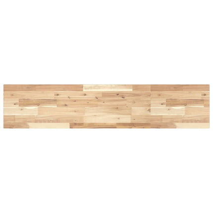 Svävande hyllor 4 st 160x30x2 cm obehandlat massivt akaciaträ