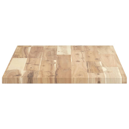 Svävande hyllor 2 st 60x40x2 cm obehandlat massivt akaciaträ
