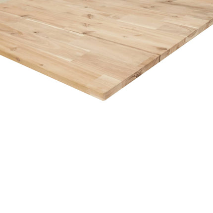 Svävande hyllor 3 st 60x40x2 cm obehandlat massivt akaciaträ