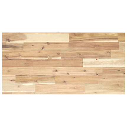 Svävande hylla 80x40x2 cm obehandlat massivt akaciaträ