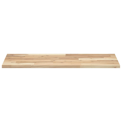 Svävande hylla 80x40x2 cm obehandlat massivt akaciaträ