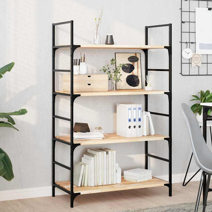 Svävande hyllor 4 st 80x40x2 cm obehandlat massivt akaciaträ