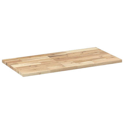 Svävande hyllor 3 st 100x40x2 cm obehandlat massivt akaciaträ