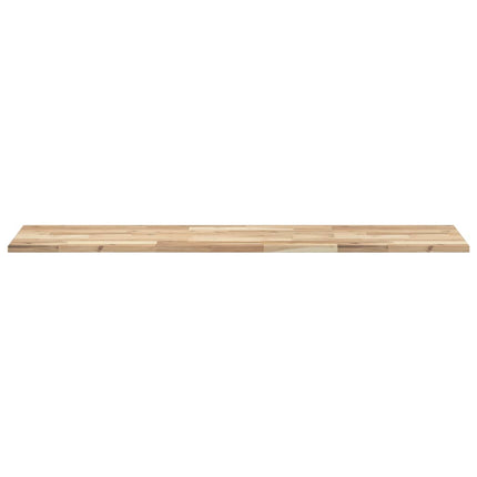 Svävande hylla 120x40x2 cm obehandlat massivt akaciaträ