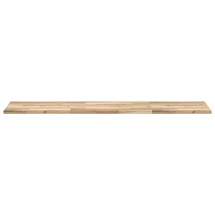Svävande hyllor 3 st 140x40x2 cm obehandlat massivt akaciaträ
