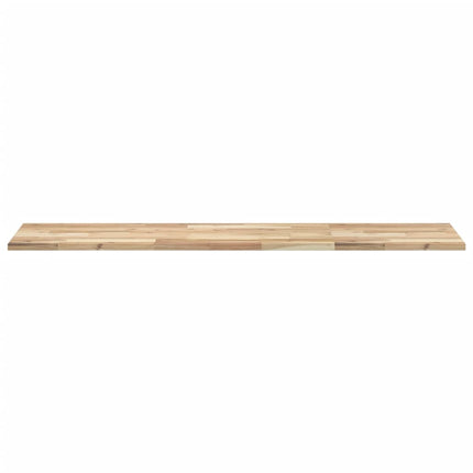 Svävande hyllor 4 st 140x40x2 cm obehandlat massivt akaciaträ
