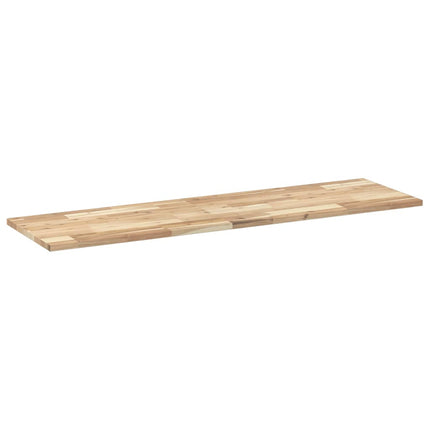 Svävande hylla 160x40x2 cm obehandlat massivt akaciaträ