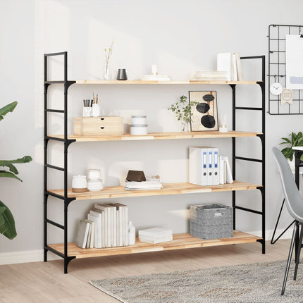 Svävande hylla 160x40x2 cm obehandlat massivt akaciaträ