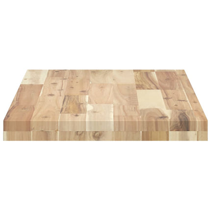 Svävande hylla 60x40x4 cm obehandlat massivt akaciaträ