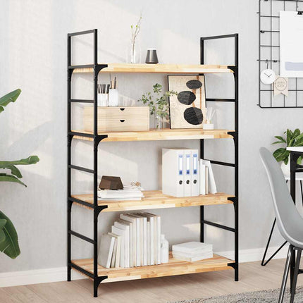 Svävande hyllor 2 st 80x40x4 cm obehandlat massivt akaciaträ