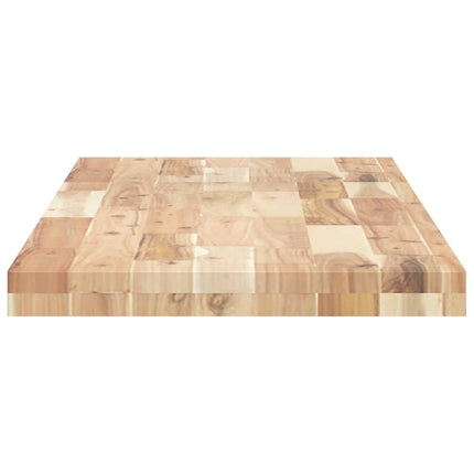 Svävande hylla 160x40x4 cm obehandlat massivt akaciaträ