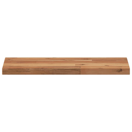 Svävande hyllor 4 st 40x20x2 cm behandlat massivt akaciaträ