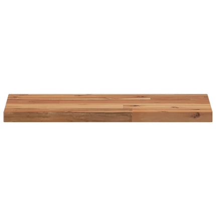 Svävande hyllor 4 st 60x20x2 cm behandlat massivt akaciaträ