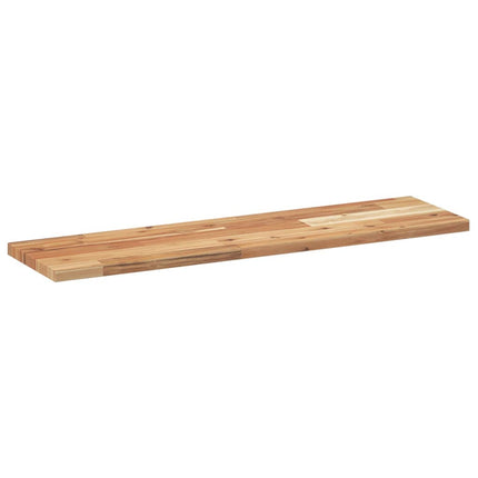Svävande hylla 80x20x2 cm behandlat massivt akaciaträ
