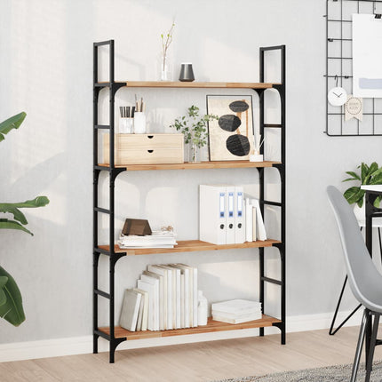 Svävande hyllor 3 st 80x20x2 cm behandlat massivt akaciaträ
