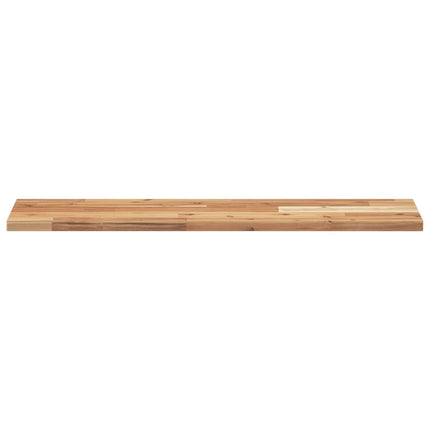 Svävande hyllor 4 st 80x20x2 cm behandlat massivt akaciaträ