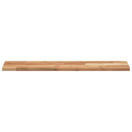 Svävande hyllor 2 st 100x20x2 cm behandlat massivt akaciaträ