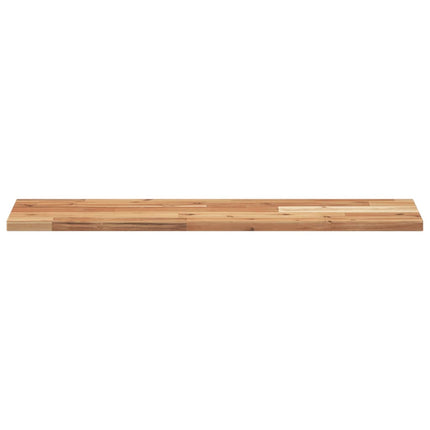 Svävande hyllor 3 st 100x20x2 cm behandlat massivt akaciaträ