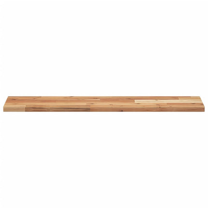 Svävande hyllor 4 st 100x20x2 cm behandlat massivt akaciaträ