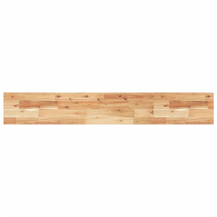 Svävande hyllor 3 st 160x20x2 cm behandlat massivt akaciaträ