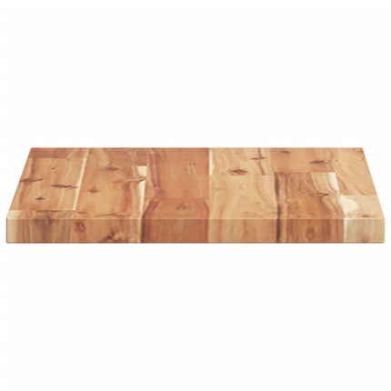 Svävande hyllor 2 st 40x30x2 cm behandlat massivt akaciaträ