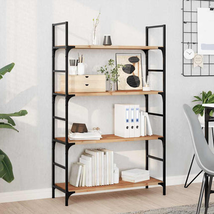 Svävande hylla 80x30x2 cm behandlat massivt akaciaträ