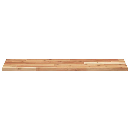 Svävande hyllor 3 st 80x30x2 cm behandlat massivt akaciaträ