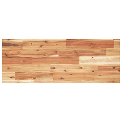 Svävande hyllor 3 st 80x30x2 cm behandlat massivt akaciaträ