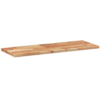 Svävande hyllor 4 st 80x30x2 cm behandlat massivt akaciaträ
