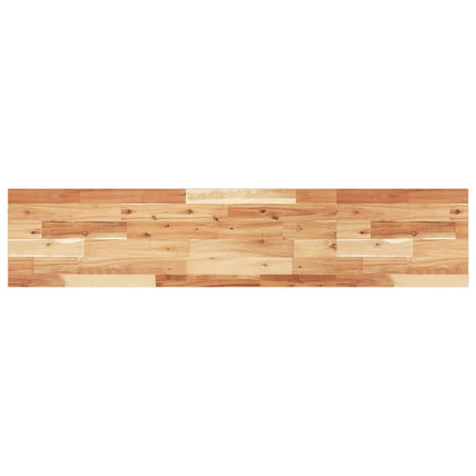 Svävande hyllor 2 st 140x30x2 cm behandlat massivt akaciaträ