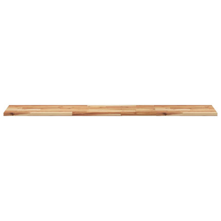 Svävande hyllor 4 st 140x30x2 cm behandlat massivt akaciaträ