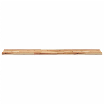 Svävande hyllor 2 st 160x30x2 cm behandlat massivt akaciaträ