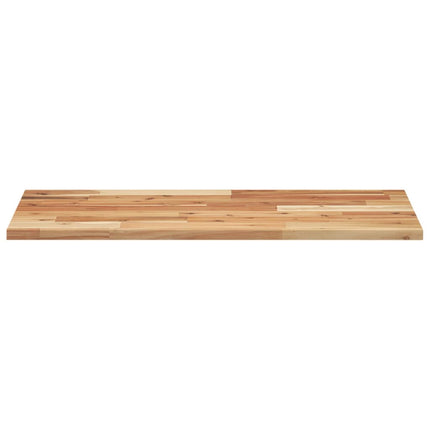 Svävande hyllor 4 st 100x40x2 cm behandlat massivt akaciaträ