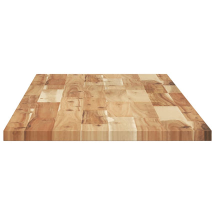 Svävande hyllor 4 st 120x40x2 cm behandlat massivt akaciaträ