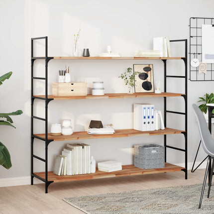 Svävande hylla 160x40x2 cm behandlat massivt akaciaträ