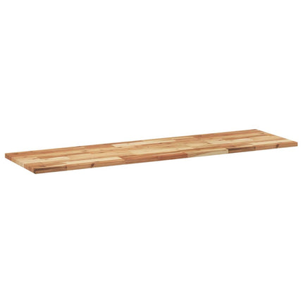 Svävande hyllor 3 st 160x40x2 cm behandlat massivt akaciaträ