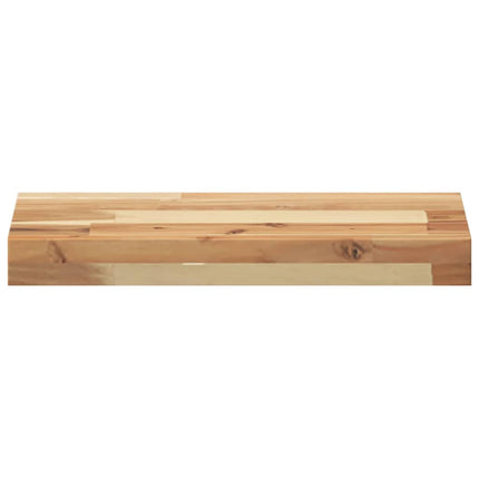 Svävande hylla 40x20x4 cm behandlat massivt akaciaträ