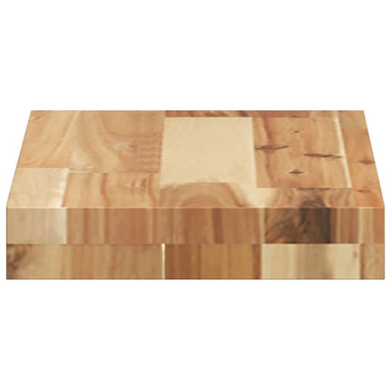 Svävande hylla 40x20x4 cm behandlat massivt akaciaträ