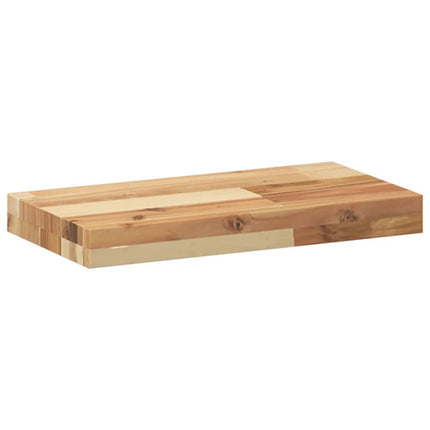 Svävande hyllor 4 st 60x20x4 cm behandlat massivt akaciaträ