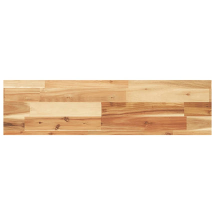 Svävande hylla 80x20x4 cm behandlat massivt akaciaträ