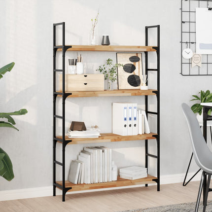 Svävande hylla 80x20x4 cm behandlat massivt akaciaträ