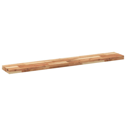 Svävande hyllor 3 st 120x20x4 cm behandlat massivt akaciaträ