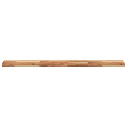 Svävande hyllor 3 st 120x20x4 cm behandlat massivt akaciaträ