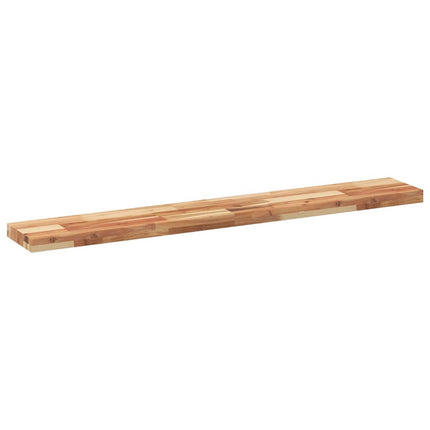 Svävande hyllor 3 st 120x20x4 cm behandlat massivt akaciaträ