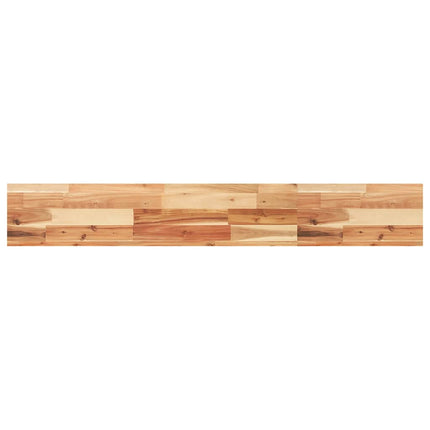 Svävande hyllor 4 st 160x20x4 cm behandlat massivt akaciaträ