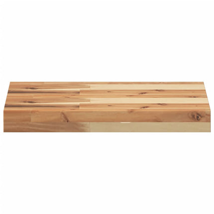 Svävande hyllor 3 st 60x30x4 cm behandlat massivt akaciaträ